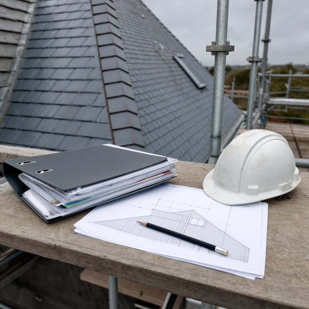 Artisan couvreur RGE accompagnant un client pour ses aides financières de rénovation de toiture à Rennes